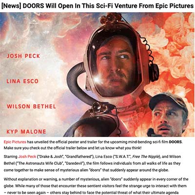 [News] DOORS Will Open In This Sci-Fi Venture From Epic Pictures